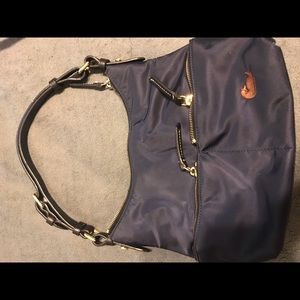 Navy Dooney and Bourke bag
